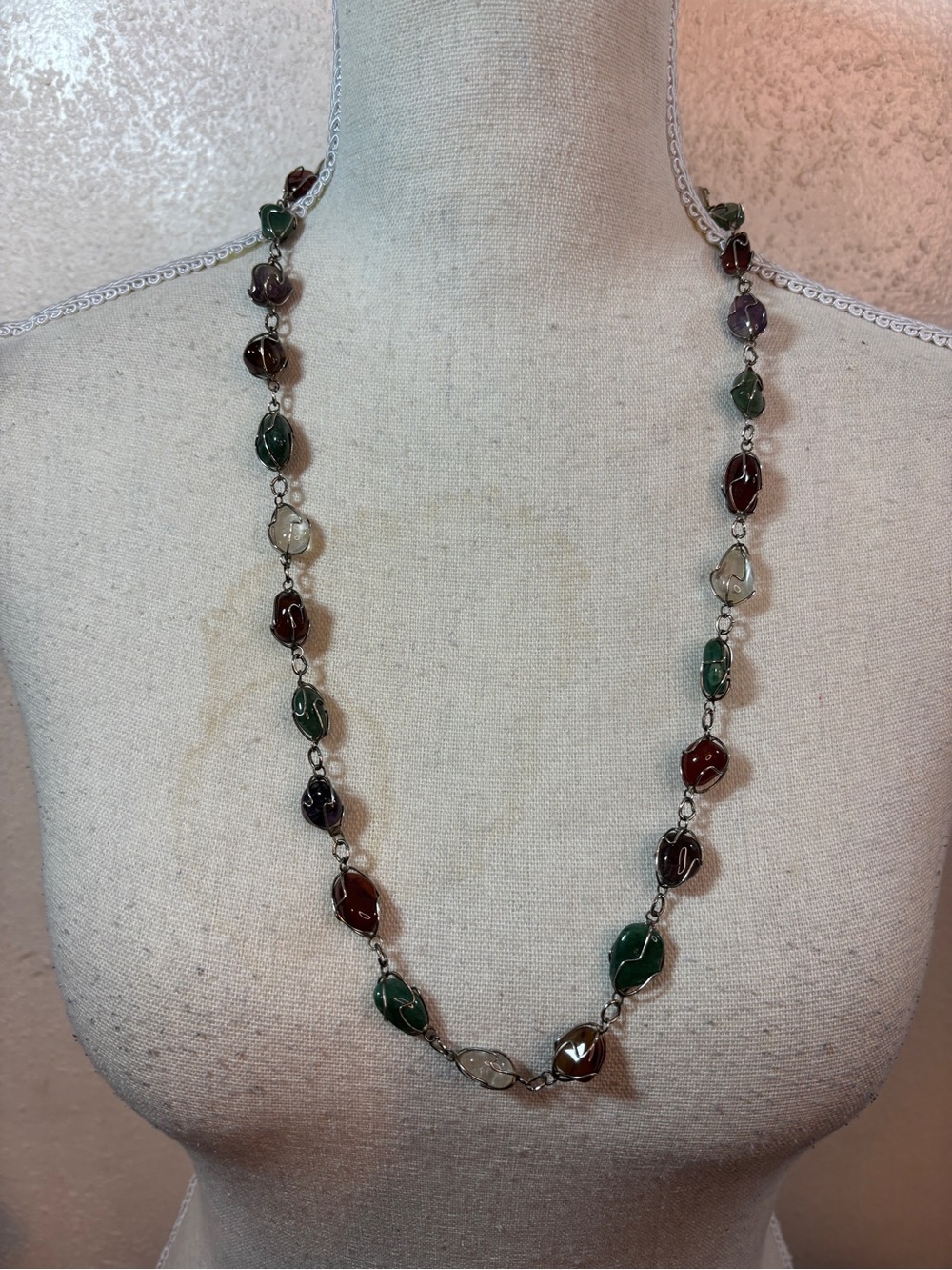 Vintage Semi-precious Stone Necklace